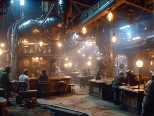 foundry,blacksmith,the market,distillation,tinsmith,merchant,metallurgy,apothecary,grand bazaar,the boiler room,deadwood,tavern,salt bar,spice market,castle iron market,steelworker,marketplace,unique bar,the production of the beer,drinking establishment