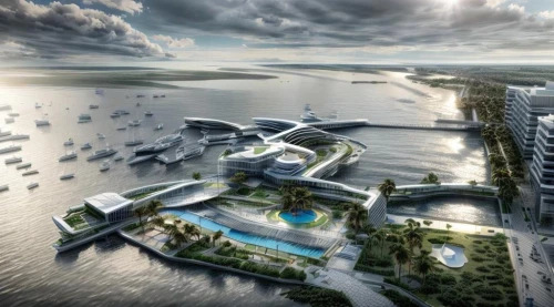 artificial island,artificial islands,marina bay,futuristic architecture,barangaroo,harbour city,singapore,very large floating structure,futuristic art museum,haikou city,floating islands,cube stilt houses,waterfront,xiamen,media harbour,diamond lagoon,smart city,floating huts,maldives mvr,marina bay sands