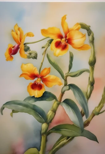 flower painting,peruvian lily,epidendrum,flowers png,floral greeting card,daylilies,yellow daylilies,orange floral paper,daylily,lilium candidum,trumpet flowers,yellow orchid,trumpet flower,orange jasmine,watercolour flowers,yellow avalanche lily,orange daylily,orange flowers,hemerocallis,orange blossom,Photography,General,Realistic