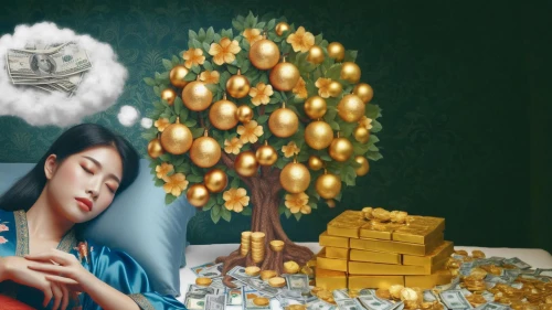money rain,world digital painting,financial world,money tree,gold bullion,feng shui,crypto mining,financial concept,passive income,gold business,windfall,game illustration,financial education,prosperity,wealth,income,grow money,collapse of money,bitcoin mining,book illustration