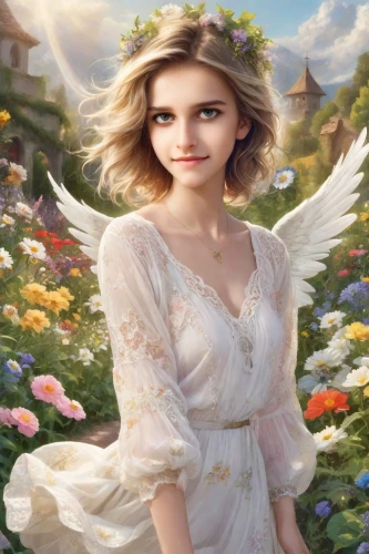 greer the angel,vintage angel,angel girl,angel,jessamine,angelic,faerie,flower fairy,faery,child fairy,little girl fairy,guardian angel,fae,garden fairy,fantasy picture,fairy,rosa 'the fairy,baroque angel,angel wings,fantasy portrait,Photography,Realistic