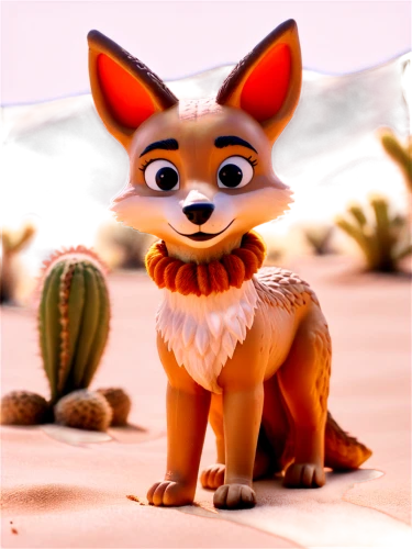 desert fox,sand fox,child fox,vicuña,cute fox,a fox,little fox,adorable fox,coco,vicuna,kit fox,fox,chimichanga,mascot,prickle,miguel of coco,panucho,redfox,garden-fox tail,prickly,Unique,3D,Clay