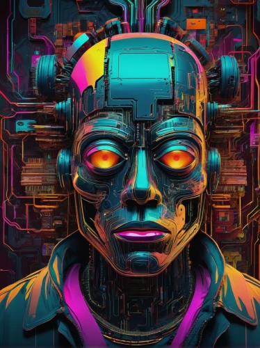 cyberpunk,cyborg,cybernetics,cyber,robotic,artificial intelligence,humanoid,terminator,ai,machines,human,robot,neon human resources,dystopia,robot icon,autonomous,machine,scifi,robots,cyberspace,Art,Artistic Painting,Artistic Painting 51