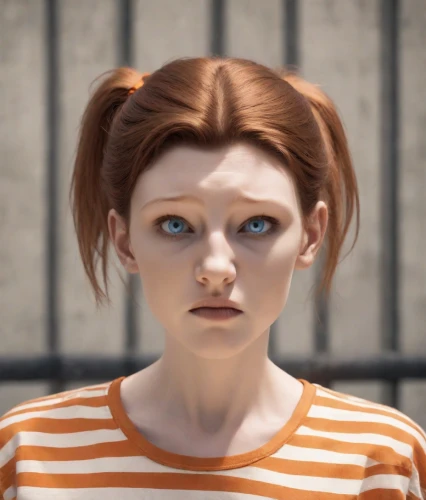 symetra,character animation,game character,fallout4,nora,lilian gish - female,clementine,cinnamon girl,lis,main character,eleven,natural cosmetic,the girl's face,cosmetic,doll's facial features,half life,vada,3d rendered,orange,redhead doll,Photography,Natural