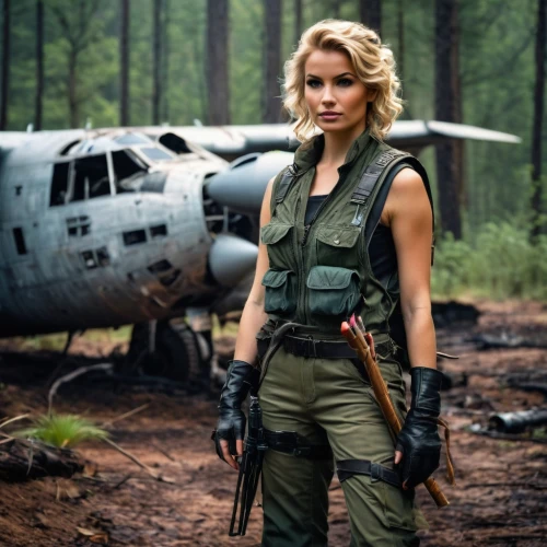 fighter pilot,katniss,female hollywood actress,cargo pants,insurgent,woman fire fighter,blackhawk,strong military,post apocalyptic,ballistic vest,drone operator,charlize theron,helicopter pilot,female warrior,strong women,bomber,district 9,strong woman,lost in war,military,Photography,General,Fantasy