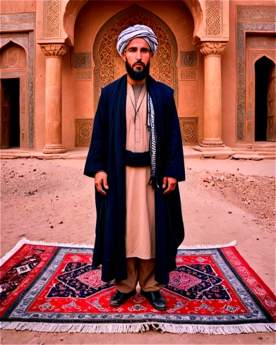 prayer rug,middle eastern monk,ibn tulun,king abdullah i mosque,yemeni,jordanian,sheikh,khan el kalili,islamic architectural,bedouin,abdel rahman,islamic pattern,khazne al-firaun,mulukhiyah,orientalism,arab,maqluba,al-kharrana,kahwah,islamic,Conceptual Art,Fantasy,Fantasy 22