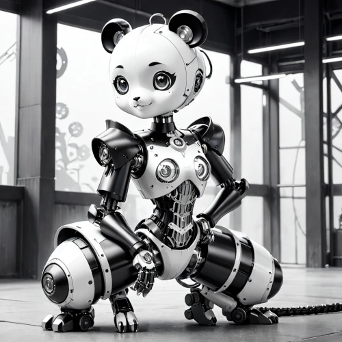chat bot,robotic,robotics,cybernetics,minibot,industrial robot,kawaii panda,rubber doll,robot,soft robot,robots,chatbot,humanoid,doll cat,cyborg,little panda,the japanese doll,anthropomorphized animals,metal toys,pepper,Anime,Anime,General