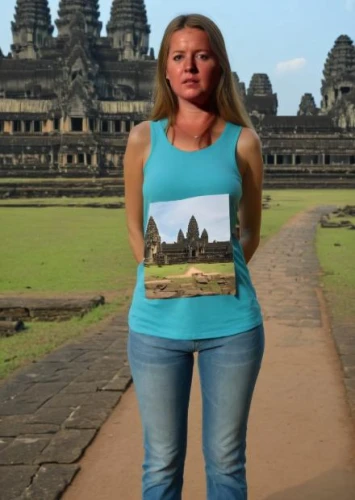 angkor wat temples,angkor,girl in t-shirt,sea shore temple,artemis temple,cambodia,candi rara jonggrang,siem reap,cultural tourism,print on t-shirt,travel woman,candi prambanan,world heritage site,borobodur,unesco world heritage site,borobudur,girl in a historic way,poseidons temple,unesco world heritage,isolated t-shirt,Outdoor,Angkor Wat