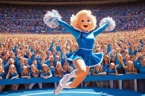 cheering,cheerleader,you cheer,cheerleading uniform,cheer,cheerleading,majorette (dancer),baton twirling,mascot,pixie-bob,ung,the mascot,peanuts,samba deluxe,pom-pom,performer,stadium falcon,showgirl,hula,pride of madeira,Illustration,Children,Children 05