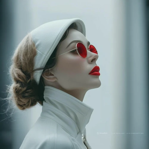 red lips,red lipstick,conceptual photography,vintage woman,retro woman,blindfold,white and red,blindfolded,tilda,dita,pierrot,hepburn,rouge,retro women,cruella de ville,art deco woman,vintage women,mime,white lady,vintage fashion