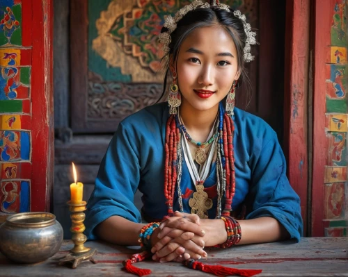 tibetan,inner mongolian beauty,vietnamese woman,oriental girl,asian woman,bhutan,oriental princess,khlui,mongolia eastern,yunnan,gilnyangyi,diaojiaolou,tibet,buddhist prayer beads,asian culture,asian costume,joss stick,oriental,prayer wheels,xinjiang,Conceptual Art,Graffiti Art,Graffiti Art 08