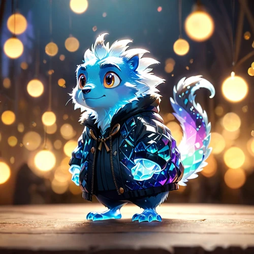 marmoset,ori-pei,glowworm,scandia gnome,kyi-leo,skyflower,dragon li,stitch,cuthulu,new world porcupine,knuffig,cute cartoon character,zodiac sign leo,goki,art bard,furta,leo,fairy penguin,winter festival,hedgehog child,Anime,Anime,Cartoon