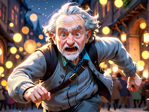 christmas carol,game illustration,elderly man,geppetto,sci fiction illustration,cg artwork,father frost,christmas wallpaper,french digital background,albert einstein,world digital painting,christmasbackground,pensioner,christmas background,claus,digital compositing,grandpa,einstein,christmas messenger,scared santa claus,Anime,Anime,Cartoon