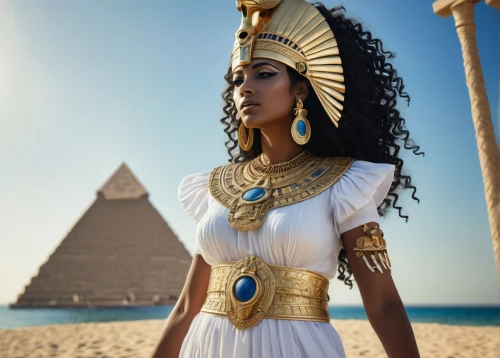 ancient egyptian girl,cleopatra,pharaonic,ancient egyptian,pharaoh,ancient egypt,pharaohs,egyptian,priestess,king tut,egypt,nile,tutankhamun,egyptians,tutankhamen,ramses ii,egyptology,khufu,egyptian temple,dahshur,Illustration,Realistic Fantasy,Realistic Fantasy 19