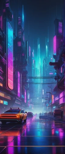 futuristic landscape,cityscape,cyberpunk,colorful city,neon arrows,futuristic,fantasy city,city highway,neon lights,night highway,80's design,metropolis,3d car wallpaper,city at night,city lights,neon,80s,cities,evening city,retro background,Illustration,Realistic Fantasy,Realistic Fantasy 28