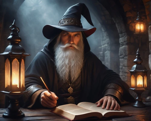 wizard,scholar,the wizard,spell,magic grimoire,magic book,divination,magus,rabbi,wizards,candlemaker,gandalf,the abbot of olib,mage,archimandrite,fantasy portrait,debt spell,magistrate,biblical narrative characters,fantasy picture,Conceptual Art,Fantasy,Fantasy 19