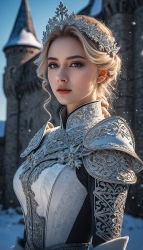 the snow queen,suit of the snow maiden,white rose snow queen,elsa,ice queen,winterblueher,cinderella,tiara,celtic queen,ice princess,fairy tale character,joan of arc,elf,crown render,miss circassian,cullen skink,olaf,imperial coat,male elf,nordic,Photography,General,Fantasy