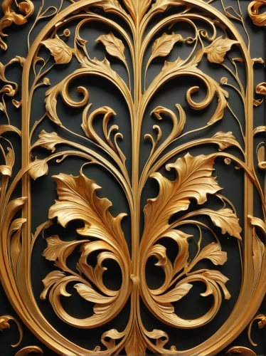 ornamental dividers,patterned wood decoration,abstract gold embossed,wrought iron,decorative element,art nouveau design,gold stucco frame,ornamental wood,mouldings,art nouveau frame,armoire,art nouveau frames,fire screen,art deco ornament,gold lacquer,gold filigree,gilding,art nouveau,carved wood,embossed rosewood,Illustration,American Style,American Style 12