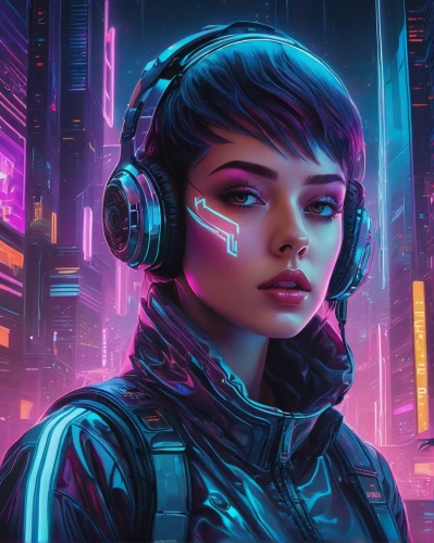 cyberpunk,sci fiction illustration,cyber,futuristic,echo,vector girl,80s,scifi,cg artwork,nova,operator,ursa,sci-fi,sci - fi,ultraviolet,world digital painting,dystopian,cyborg,cyberspace,sci fi,Conceptual Art,Daily,Daily 15