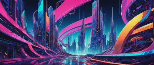 neon arrows,futuristic landscape,background abstract,electric arc,abstract background,panoramical,vortex,nerve,ultraviolet,abstract design,cyberspace,neon ghosts,warp,dimensional,abstract retro,seismic,aura,art background,cyber,vapor,Illustration,Realistic Fantasy,Realistic Fantasy 39