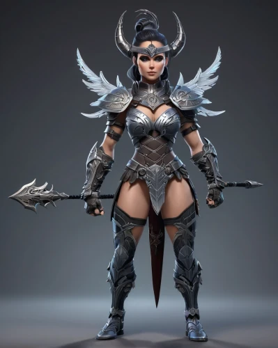 female warrior,fantasy warrior,warrior woman,swordswoman,fantasy woman,dark angel,alien warrior,massively multiplayer online role-playing game,dark elf,huntress,barbarian,vax figure,game figure,archangel,angel of death,3d figure,dodge warlock,angel figure,black angel,raven girl,Unique,3D,3D Character