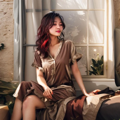 solar,joy,kimjongilia,winner joy,seo,red velvet,yeonsan hong,elegant,see-through clothing,hanbok,spy visual,vintage woman,antique background,songpyeon,vintage dress,phuquy,rv,silk red,elegance,warm colors