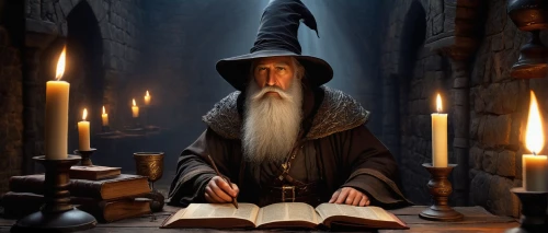wizard,the wizard,gandalf,magic book,scholar,wizards,rabbi,candlemaker,magic grimoire,spell,divination,candle wick,magus,archimandrite,wizardry,witch's hat,magistrate,debt spell,the abbot of olib,apothecary,Art,Classical Oil Painting,Classical Oil Painting 39