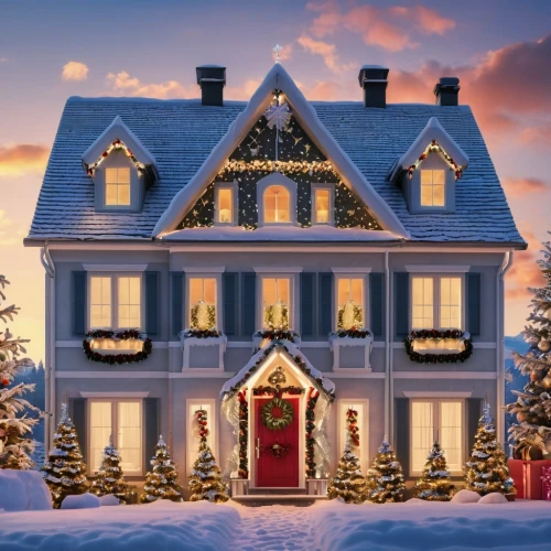 christmas house,winter house,gingerbread house,christmas landscape,christmas scene,the gingerbread house,christmas town,christmas motif,christmas decoration,gingerbread houses,christmas village,the holiday of lights,beautiful home,houses clipart,nordic christmas,victorian house,new england style house,christmas snowy background,christmas trailer,festive decorations,Photography,General,Realistic
