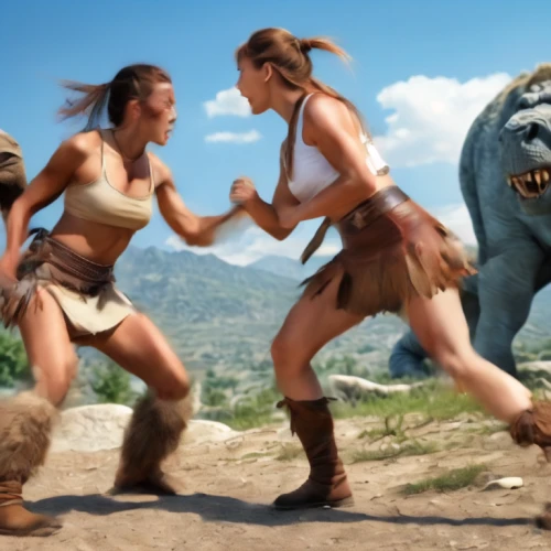 neanderthals,prehistoric art,prehistory,stone age,human evolution,paleolithic,striking combat sports,neanderthal,warrior east,prehistoric,animals hunting,massively multiplayer online role-playing game,primitive people,primeval times,mesoamerican ballgame,ancient people,cynorhodon,warrior woman,indigenous culture,sparta