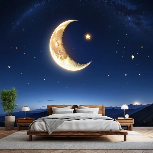 moon and star background,crescent moon,moon phase,sleeping room,stars and moon,moon night,duvet cover,moon and star,night image,hanging moon,clear night,good night,the moon and the stars,romantic night,night sky,the night sky,dreamland,moonlit night,night star,moonbeam,Photography,General,Realistic