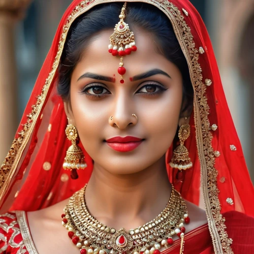 indian bride,indian woman,indian girl,east indian,bridal jewelry,bridal accessory,indian,sari,indian girl boy,radha,bridal,dowries,beautiful women,indian culture,bride,girl in a historic way,bridal dress,romantic look,bridal clothing,jewellery,Photography,General,Realistic