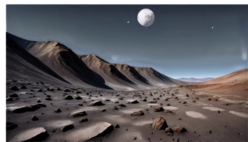 lunar landscape,moonscape,moon valley,valley of the moon,alien planet,exoplanet,futuristic landscape,desert planet,galilean moons,virtual landscape,barren,venus surface,planet mars,ice planet,arid landscape,desert desert landscape,alien world,terraforming,desert landscape,shifting dunes,Illustration,Realistic Fantasy,Realistic Fantasy 45