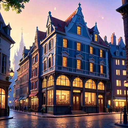 beautiful buildings,bremen,bremen town musicians,amsterdam,delft,belgium,bruges,frankfurt am main germany,lübeck,brussels belgium,old town house,hamburg,speicherstadt,hanseatic city,copenhagen,strasbourg,swiss house,gdańsk,antwerp,colmar,Anime,Anime,Cartoon