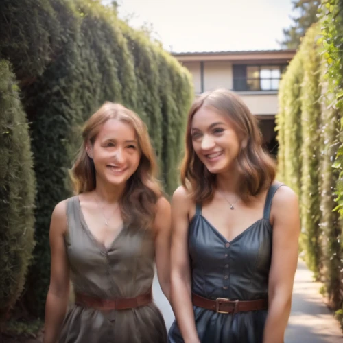 social,sisters,two girls,black dresses,angels,young women,pretty women,dresses,mini-dresses,beautiful photo girls,vintage girls,genes,singer and actress,duo,pretty girls,beautiful women,natural beauties,christmas angels,smiley girls,two beauties