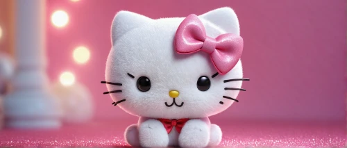 cute cartoon character,doll cat,pink cat,cute cartoon image,plush figure,cat kawaii,cute cat,soft toy,deco bunny,kawaii,kawaii patches,wind-up toy,japanese kawaii,pink bow,kawaii animals,kewpie doll,3d figure,cartoon cat,plush toy,cute pretty,Photography,Documentary Photography,Documentary Photography 36