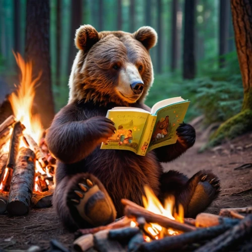 relaxing reading,little girl reading,read a book,reading owl,child with a book,reading,nordic bear,childrens books,brown bear,cute bear,bear market,little bear,bookworm,magic book,forest animals,a collection of short stories for children,open book,bear teddy,bear kamchatka,woodland animals,Photography,General,Commercial