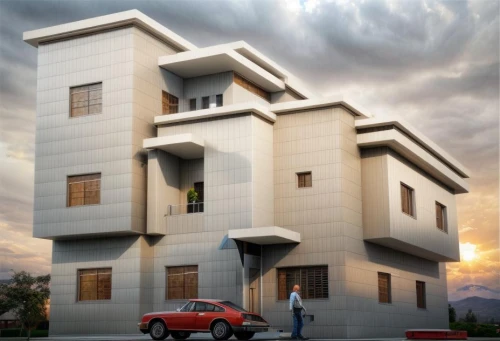 build by mirza golam pir,cubic house,two story house,cube house,modern architecture,modern house,3d rendering,cube stilt houses,modern building,residential house,frame house,architectural style,new housing development,salar flats,residential building,sky apartment,stucco frame,appartment building,arhitecture,model house