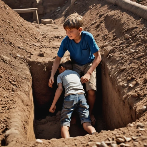 archaeological dig,excavation,excavation site,buried,children playing,roman excavation,excavation work,dig a hole,the dig caught,archaeology,sandbox,the grave in the earth,sandpit,archeology,children of war,dig,digging,to dig,gold mining,clay soil