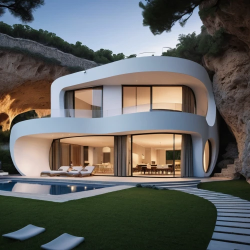 modern house,cube house,dunes house,futuristic architecture,cubic house,modern architecture,beautiful home,luxury property,luxury home,holiday villa,holiday home,private house,underground garage,house shape,luxury real estate,arhitecture,large home,jewelry（architecture）,crib,modern style,Photography,General,Realistic