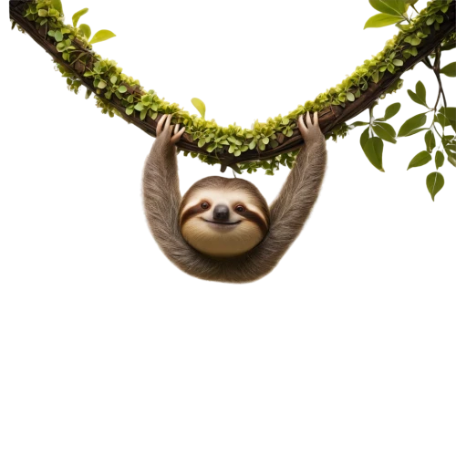 pygmy sloth,tree sloth,three-toed sloth,sloth,two-toed sloth,hanging panda,slothbear,slow loris,hammocks,hammock,white-headed capuchin,tree swing,coatimundi,mustelid,tamarin,capuchin,gibbon,he is climbing up a tree,white-fronted capuchin,ring-tailed,Illustration,Children,Children 05
