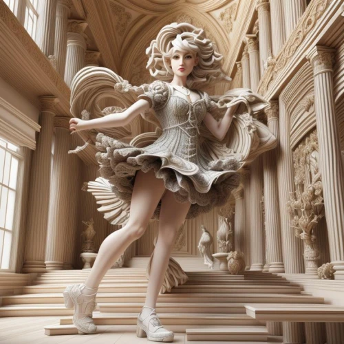 baroque angel,rococo,vintage angel,ballerina girl,child fairy,tumbling doll,ballet dancer,fantasy girl,fairy,girl on the stairs,fairy queen,ballerina,angel figure,3d fantasy,ballet master,neoclassical,flying girl,girl ballet,little girl fairy,twirling