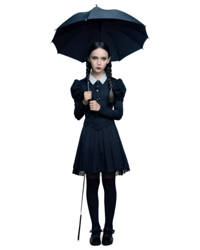 little girl with umbrella,school uniform,umbrella,brolly,gothic fashion,asian umbrella,raincoat,goth like,halloween costume,mary poppins,goth subculture,raindops,mime artist,overhead umbrella,goth woman,goth,umbrellas,clove,goths,mime,Illustration,Realistic Fantasy,Realistic Fantasy 41