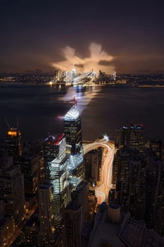tribute in light,tribute in lights,1 wtc,1wtc,drawing with light,hudson yards,top of the rock,wtc,light drawing,hong kong,world trade center,skycraper,light paint,light art,san francisco,light painting,above the city,long exposure light,long exposure,transamerica pyramid,Light and shadow,Landscape,City Night