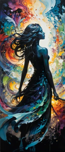 siren,aura,fantasia,poseidon,aquarius,the wind from the sea,mermaid vectors,swirling,water nymph,flowing,mermaid background,dance with canvases,oil painting on canvas,tidal wave,aporia,immersed,andromeda,vortex,sirens,mermaid,Conceptual Art,Fantasy,Fantasy 10