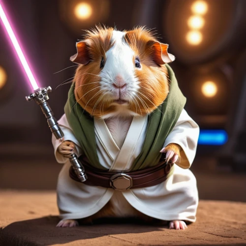 guineapig,guinea pig,gerbil,rataplan,princess leia,jedi,obi-wan kenobi,hamster,guinea pigs,bb8,bb-8,musical rodent,cavy,cg artwork,rat na,starwars,year of the rat,hamster buying,chewy,color rat,Photography,General,Realistic