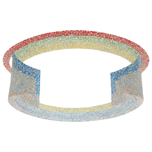 mosaic tea light,mosaic tealight,ribbon (rhythmic gymnastics),swim ring,colorful ring,bangle,light-alloy rim,wristband,bangles,gymnastic rings,washi tape,curved ribbon,masking tape,alloy rim,kippah,circular puzzle,circular ring,bracelet,belt,paper chain,Conceptual Art,Daily,Daily 26