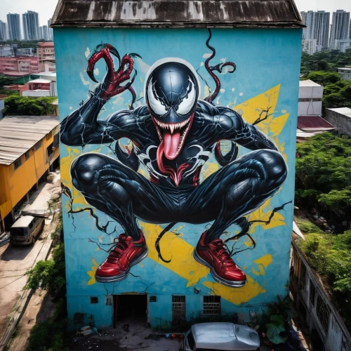 são paulo,spider-man,graffiti art,spiderman,venom,grafitti,spider man,bangkok,mural,graffiti,kuala lumpur,wall paint,marvel of peru,painted wall,spider bouncing,grafiti,wall painting,hong kong,jakarta,wall art,Conceptual Art,Graffiti Art,Graffiti Art 04