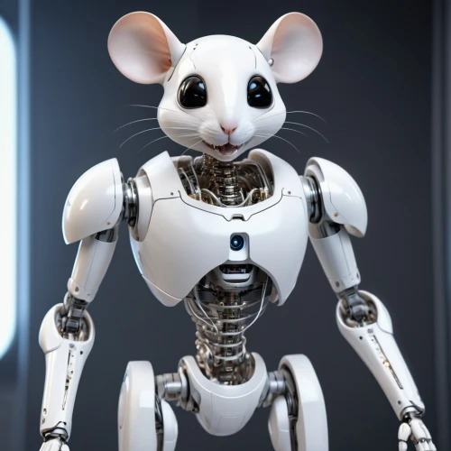 soft robot,3d model,minibot,computer mouse,pepper,baymax,bot,chat bot,cgi,mammal,rat,mouse,robotics,olaf,anthropomorphized animals,ai,cinema 4d,artificial intelligence,disney baymax,robot