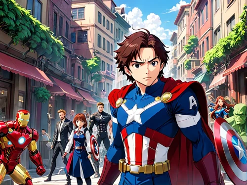 superhero background,assemble,captain american,marvel,captain america type,marvel comics,marvels,hero academy,my hero academia,captain america,comic hero,avengers,heroes' place,civil war,big hero,avenger,capitanamerica,anime cartoon,flag day (usa),comic characters,Anime,Anime,Traditional