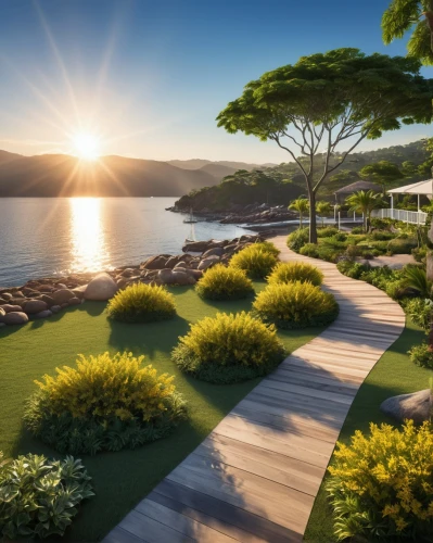 landscape design sydney,landscape designers sydney,garden design sydney,landscaping,golf lawn,wooden decking,home landscape,artificial grass,house by the water,pebble beach,feng shui golf course,landscape lighting,lake maggiore,lake como,walkway,lake geneva,tasmania,cavtat,beautiful landscape,golf resort,Photography,General,Realistic